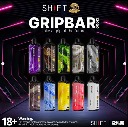 SHIFT GRIPBAR (PASTRY VAPORS) 12000puffs